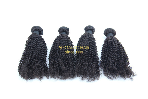  Kinky curly mikly way human hair extensions